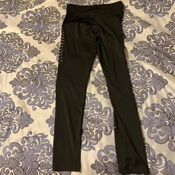 Two pairs Justice High Waist Leggings, Sz 12/14 - Picture 5 of 5